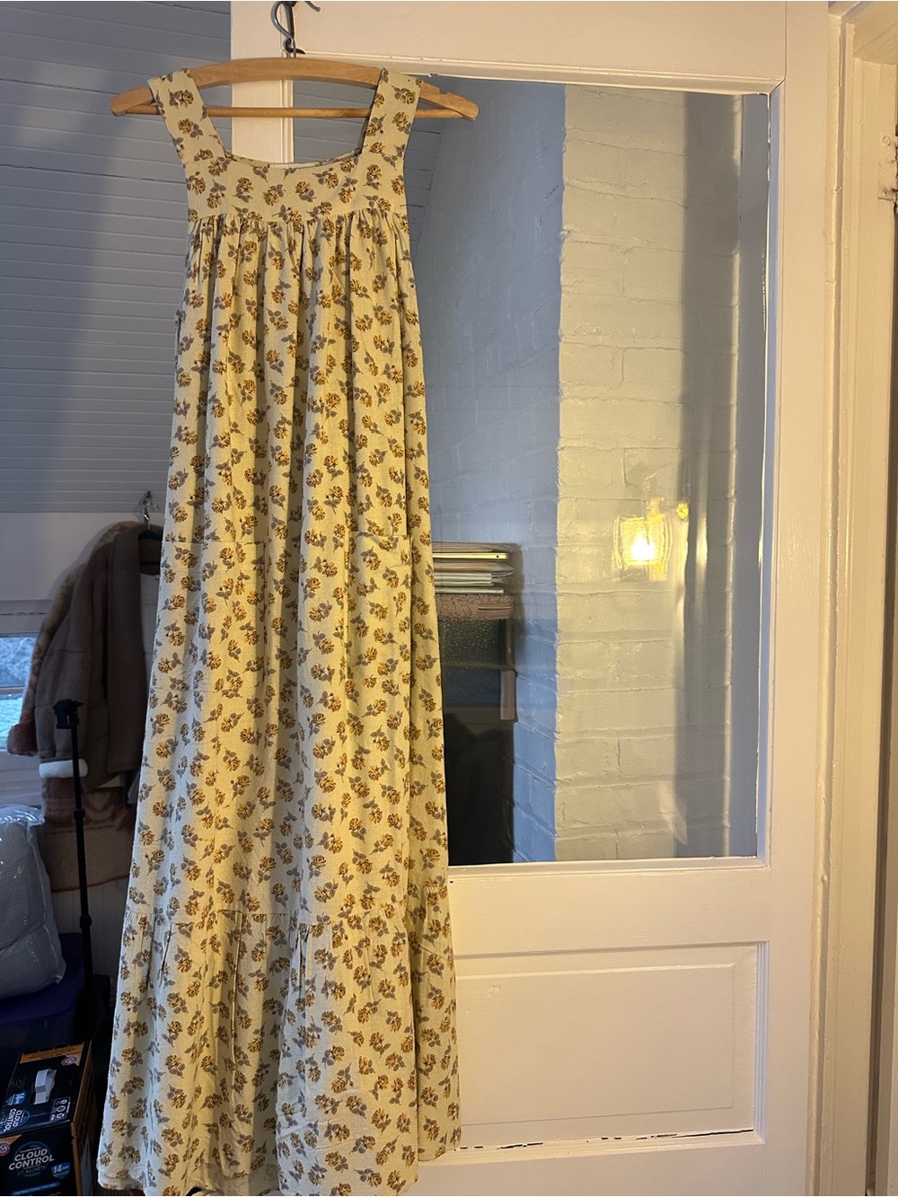 Doen raw silk dress small